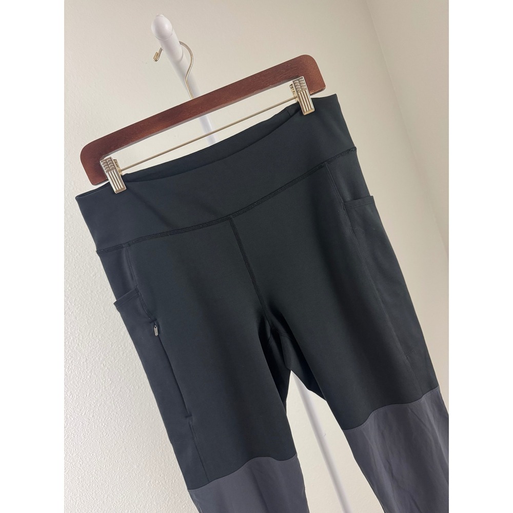 Patagonia Womens Pack Out‎ Hike Tights Black Grey Athletic Leggings - Picture 7 of 10
